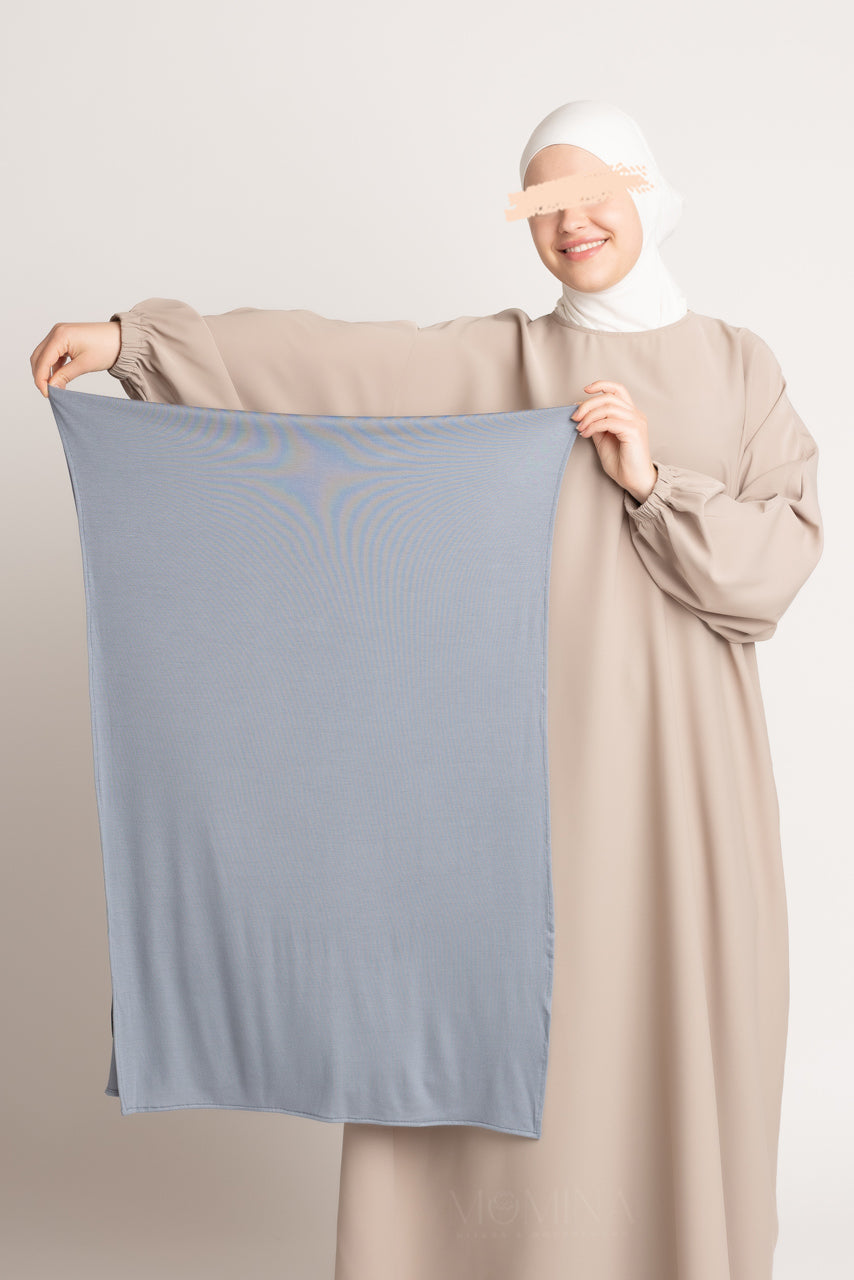 Matching Premium Jersey Hijab & Undercap Set - Sky Blue