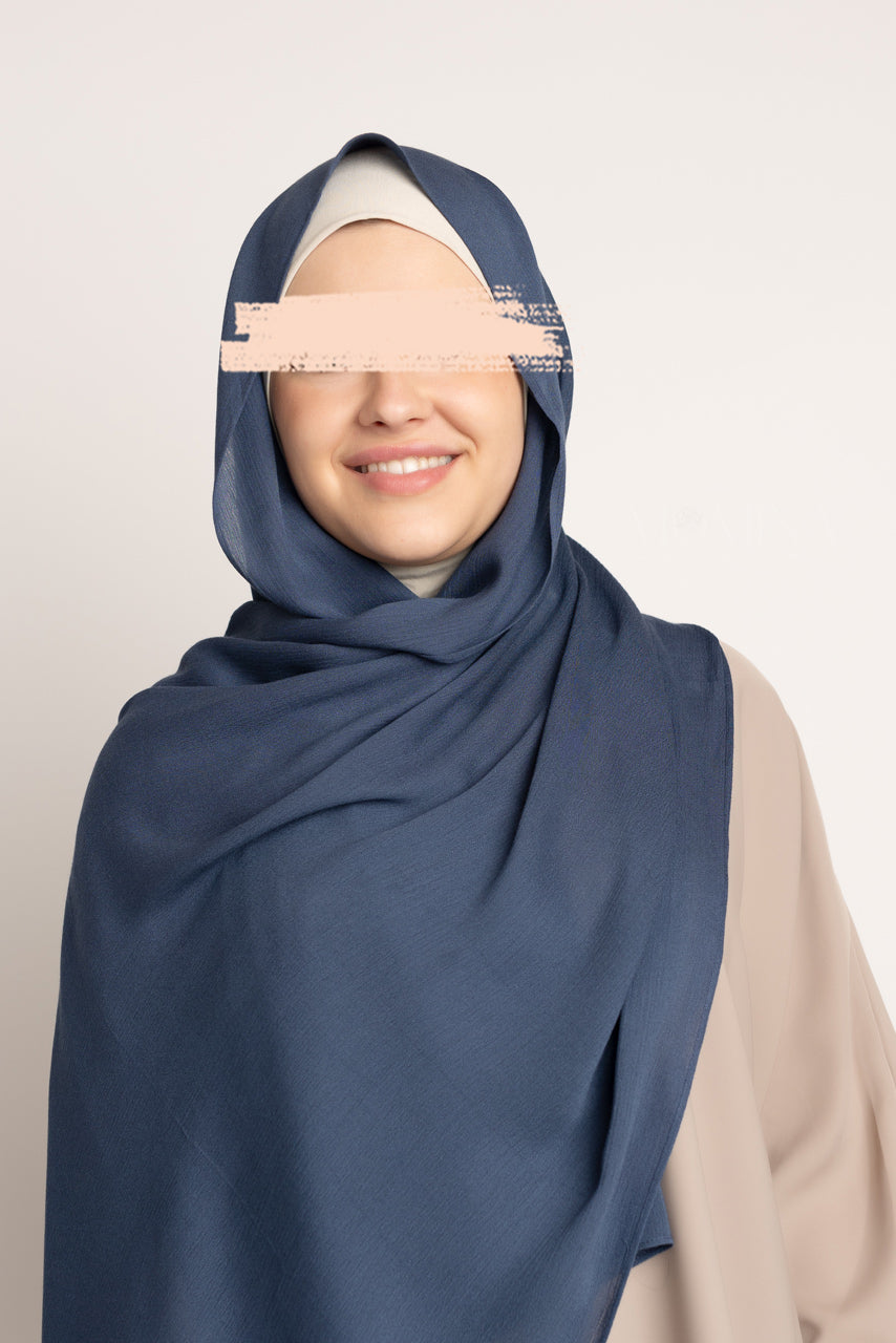 Premium Rayon Hijab - Cobalt