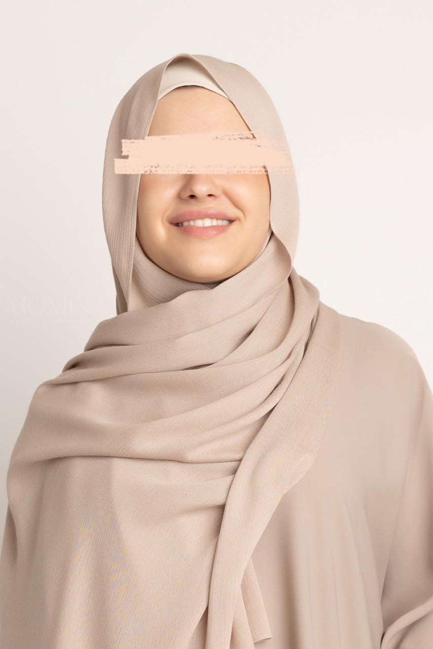 Premium Rayon Hijab - Parchment