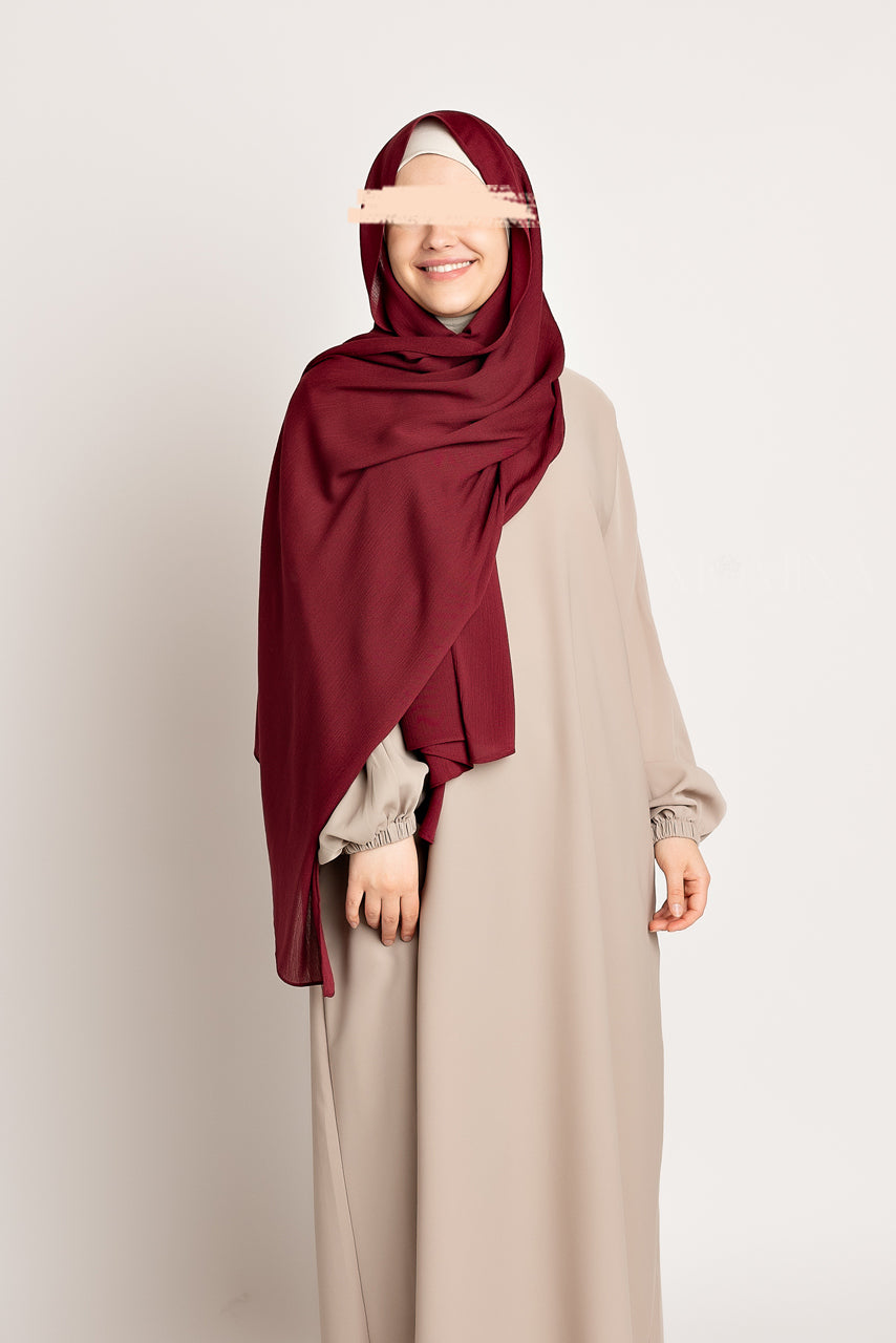 Premium Rayon Hijab - Pomegranate