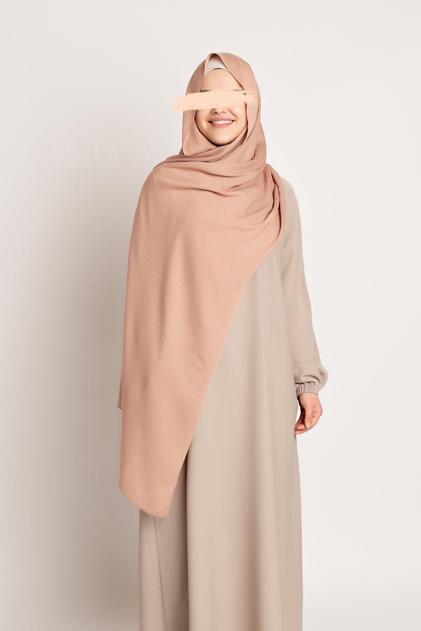 Premium Rayon Hijab - Tea Rose