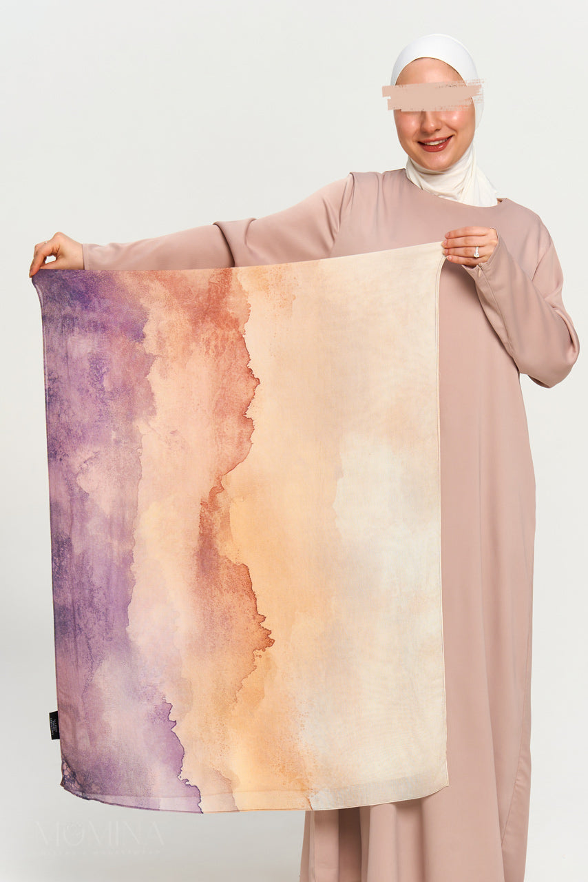Printed Modal Hijab - Sahara Mist