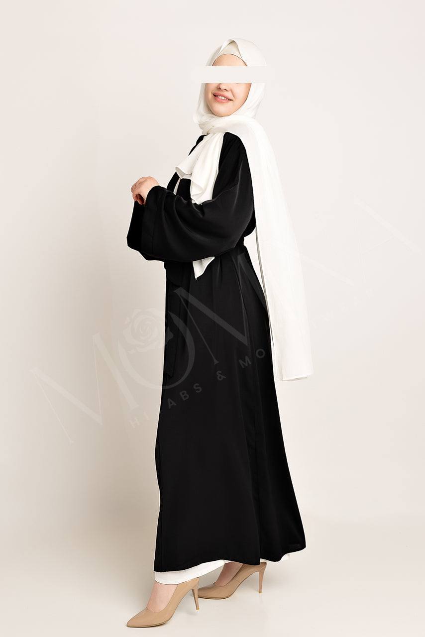 Amal Abaya Set - Coal - Momina Hijabs & Modestwear ™