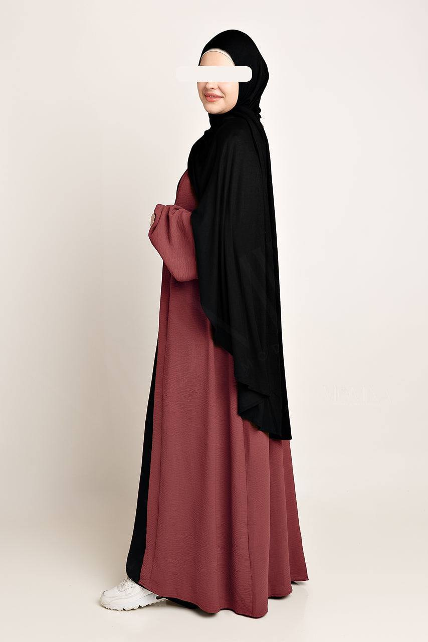 Amani Textured Abaya Outer - Heritage - Momina Hijabs & Modestwear