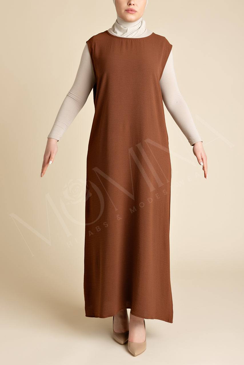 Amani Textured Abaya Set - Canyon - Momina Hijabs