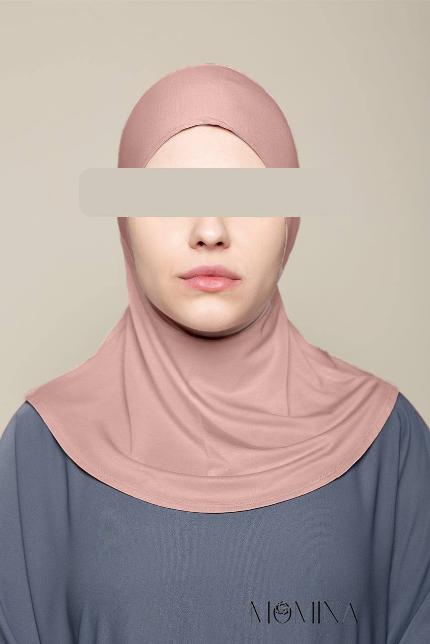Bamboo Ninja Tie Back Undercap - Dark Rose - Momina Hijabs
