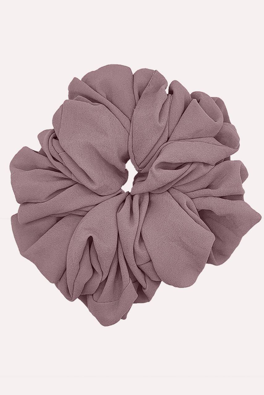 Rose Brown Scrunchie by Momina Hijabs