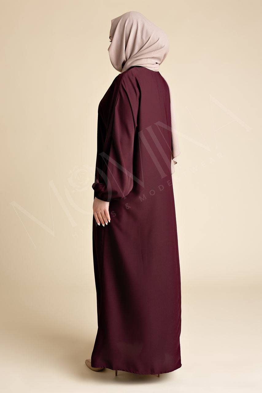 Classic Luxe Relaxed Abaya - Asma - Momina Hijabs