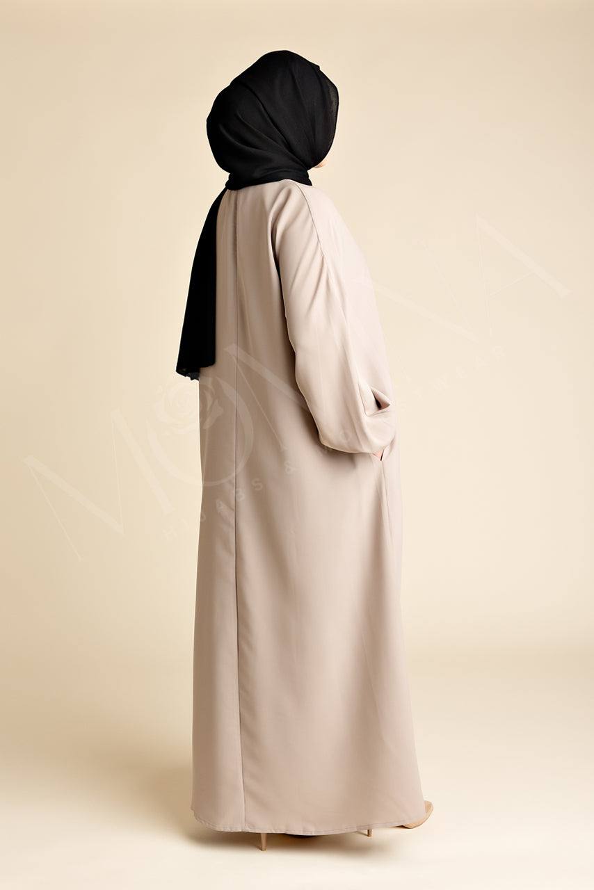 Classic Luxe Relaxed Abaya - Barakah - Momina Hijabs