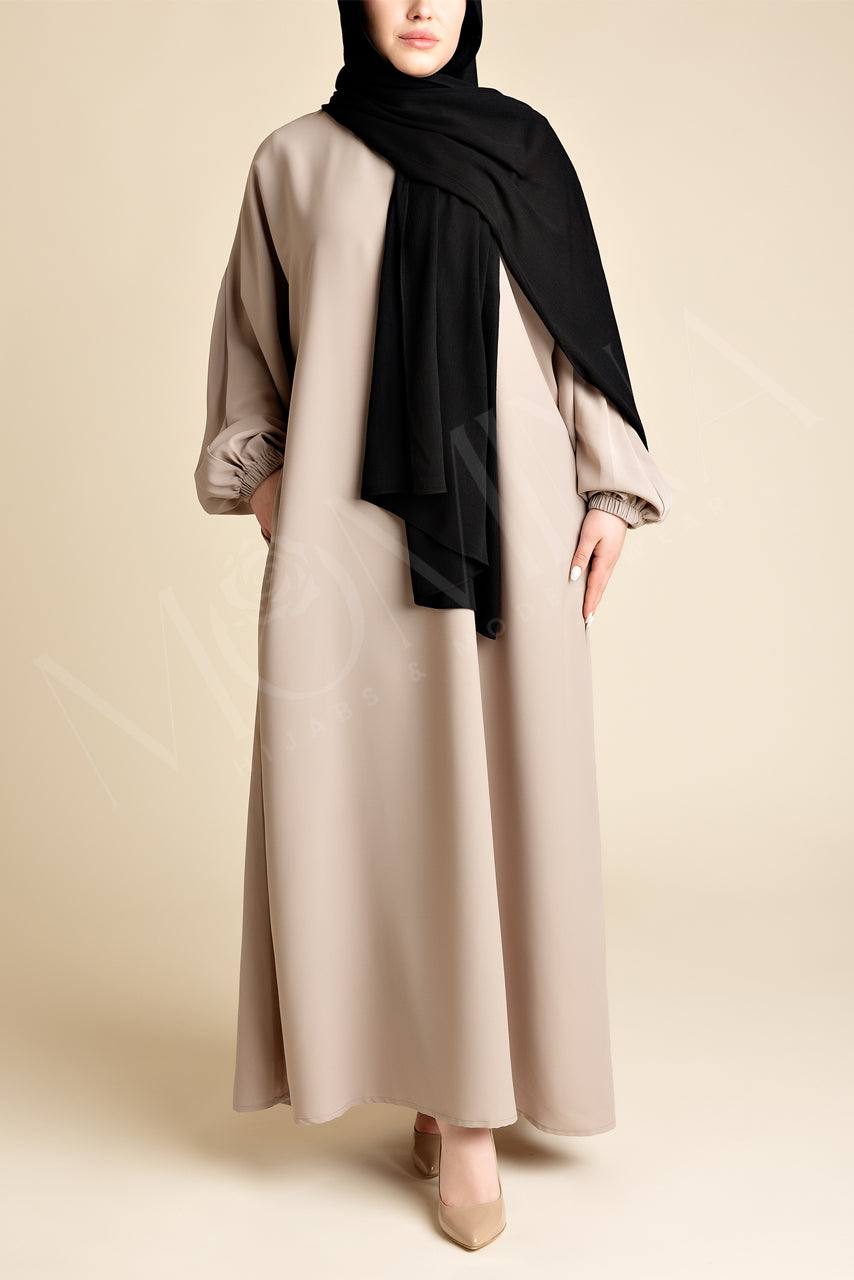 Classic Luxe Relaxed Abaya - Barakah - Momina Hijabs