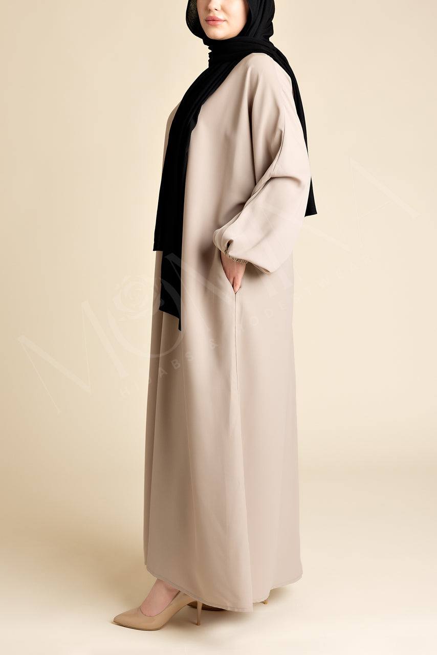 Classic Luxe Relaxed Abaya - Barakah - Momina Hijabs