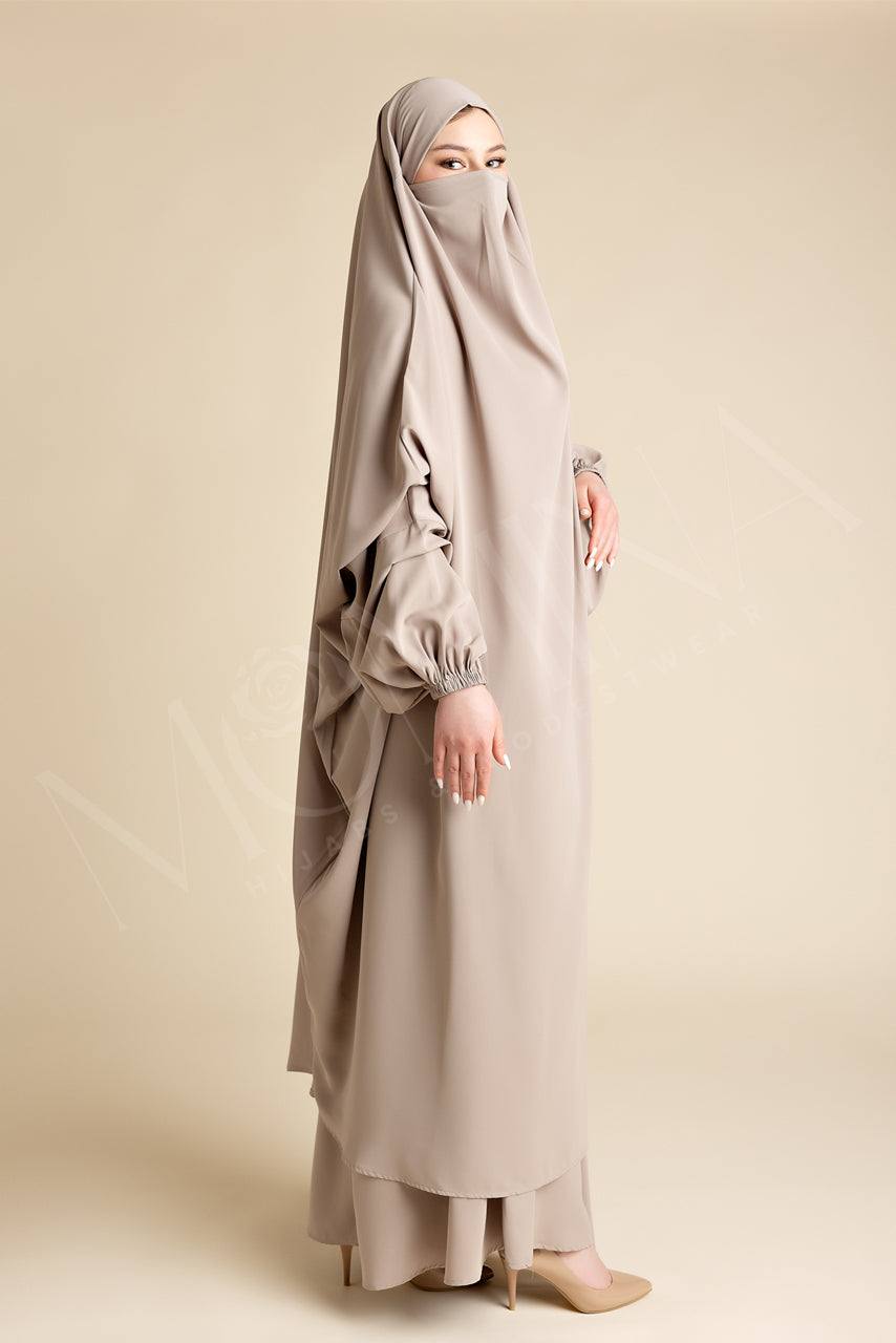 Classic Luxe Two Piece Jilbab - Barakah - Momina Hijabs