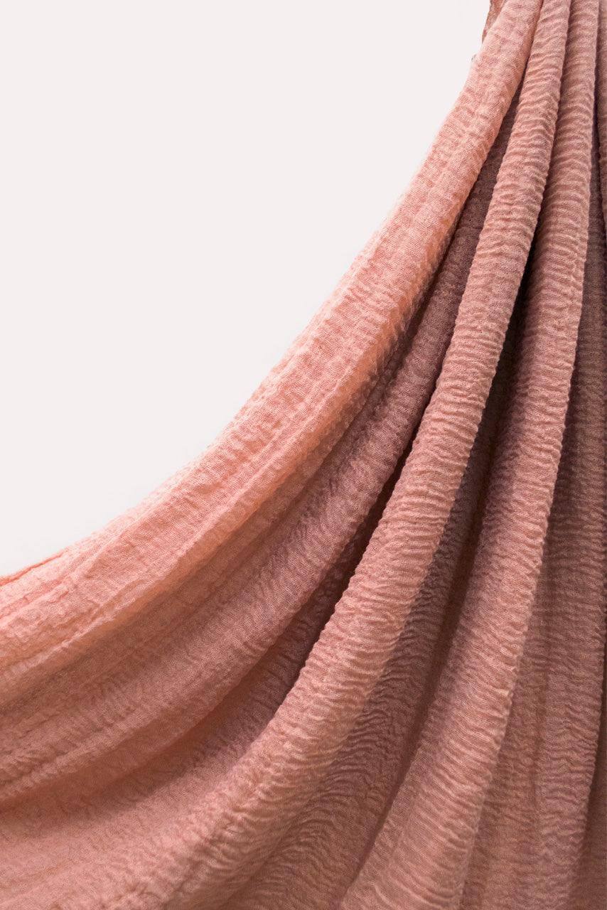 Cotton Crinkle Hijab - Nude Pink - Momina Modestwear