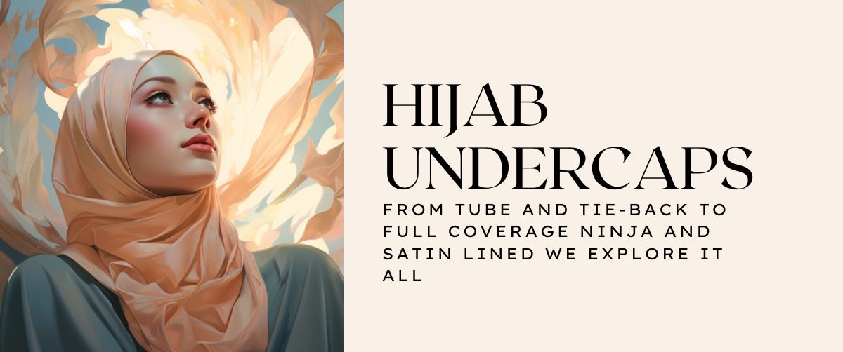 A hijabi wearing a Hijab undercap from momina hijabs