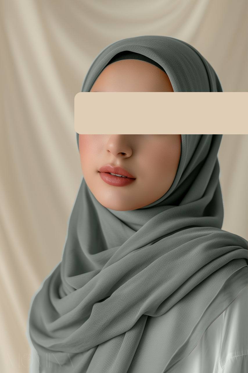 Luxury Maxi Modal Hijab - Anchor - Momina Hijabs & Modestwear™