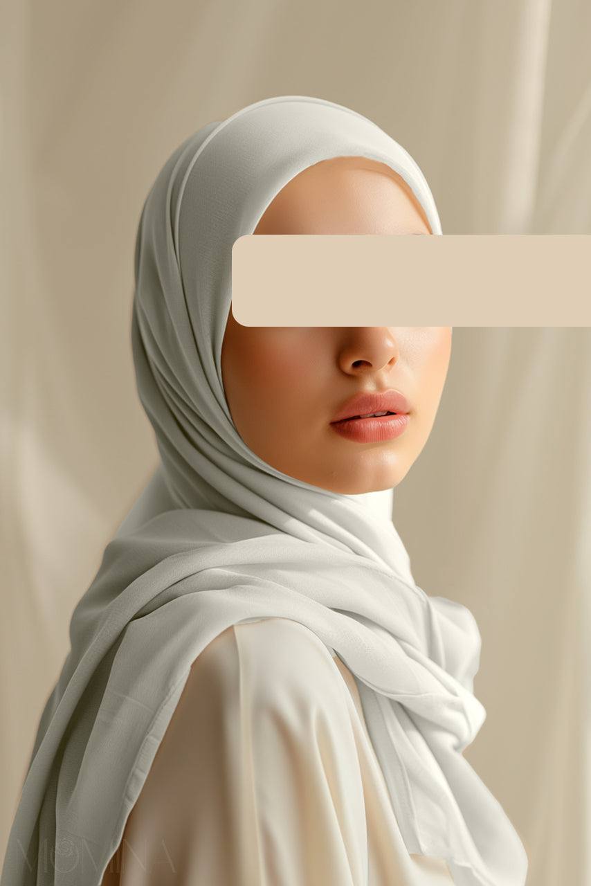 Luxury Maxi Modal Hijab - Dove - Momina Hijabs & Modestwear™