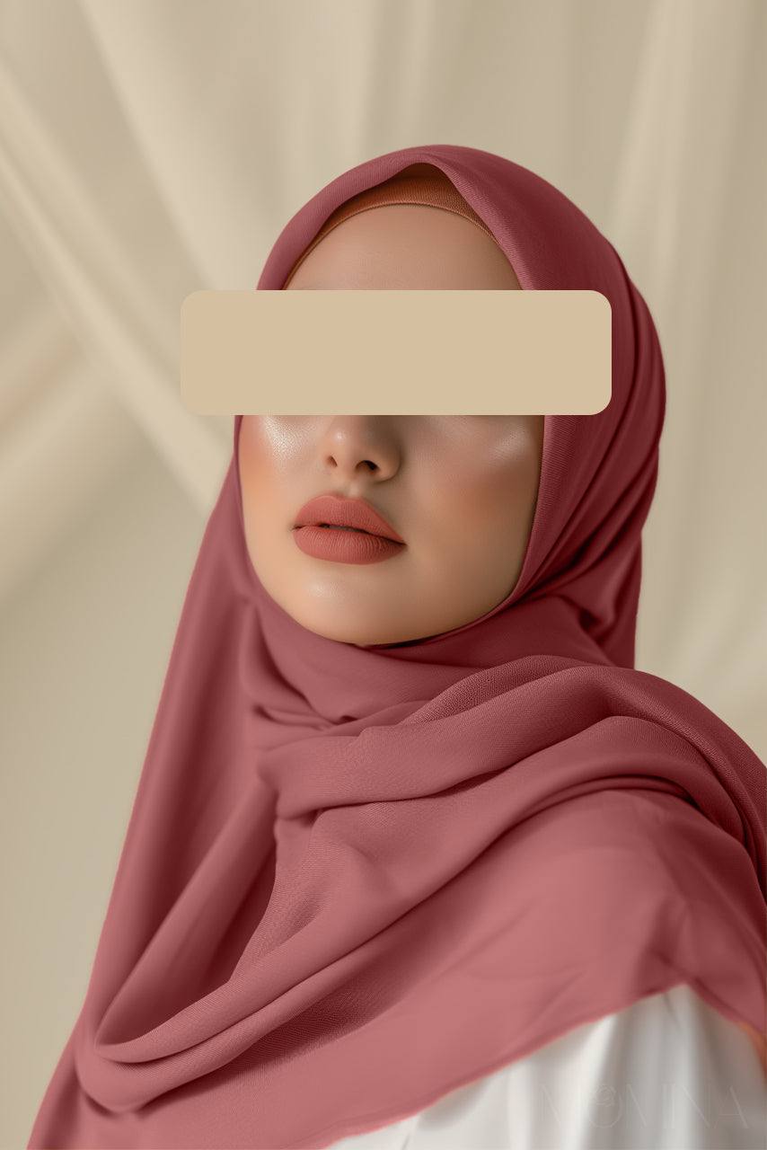 Luxury Maxi Modal Hijab - Rouge - Momina Hijabs & Modestwear™