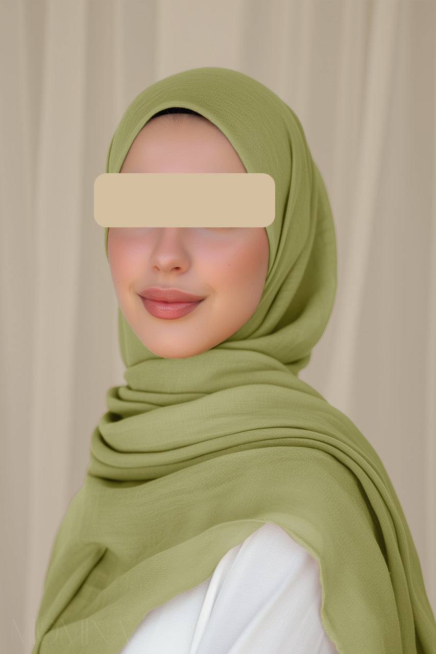 Luxury Modal Hijab - Kiwi - Momina Hijabs & Modestwear™