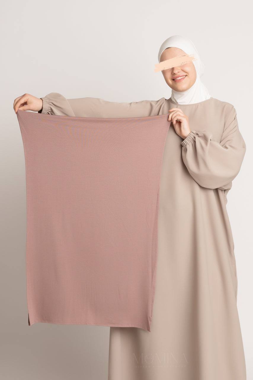 Matching Premium Jersey Hijab & Undercap Set - Brown Sugar - Momina Hijabs & Modestwear