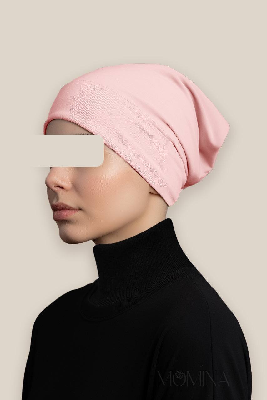 Matching Premium Jersey Hijab & Undercap Set - Rose Quartz - Momina Hijabs