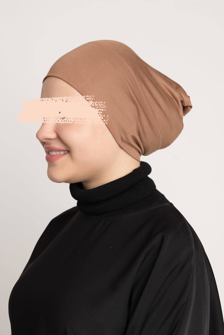 Premium Hijab Undercap - Chestnut - Momina Hijabs & Modestwear