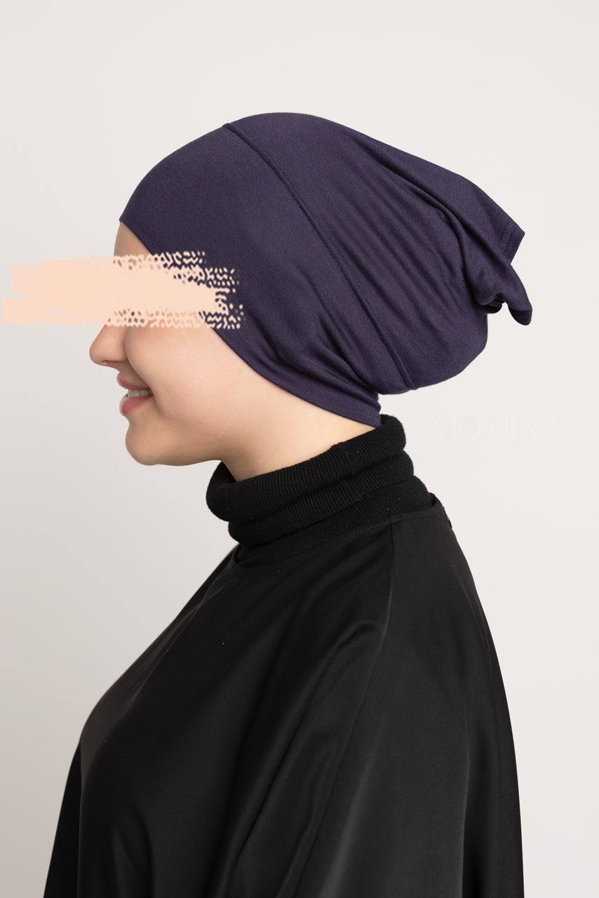 Premium Hijab Undercap - Indigo - Momina Hijabs & Modestwear