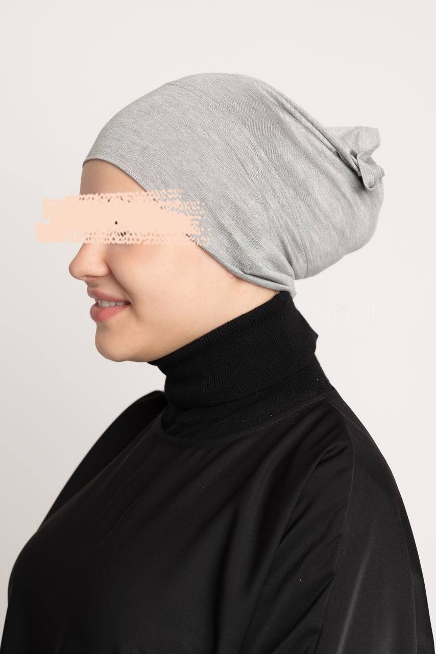 Premium Hijab Undercap - Light Marble Gray - Momina Hijabs & Modestwear