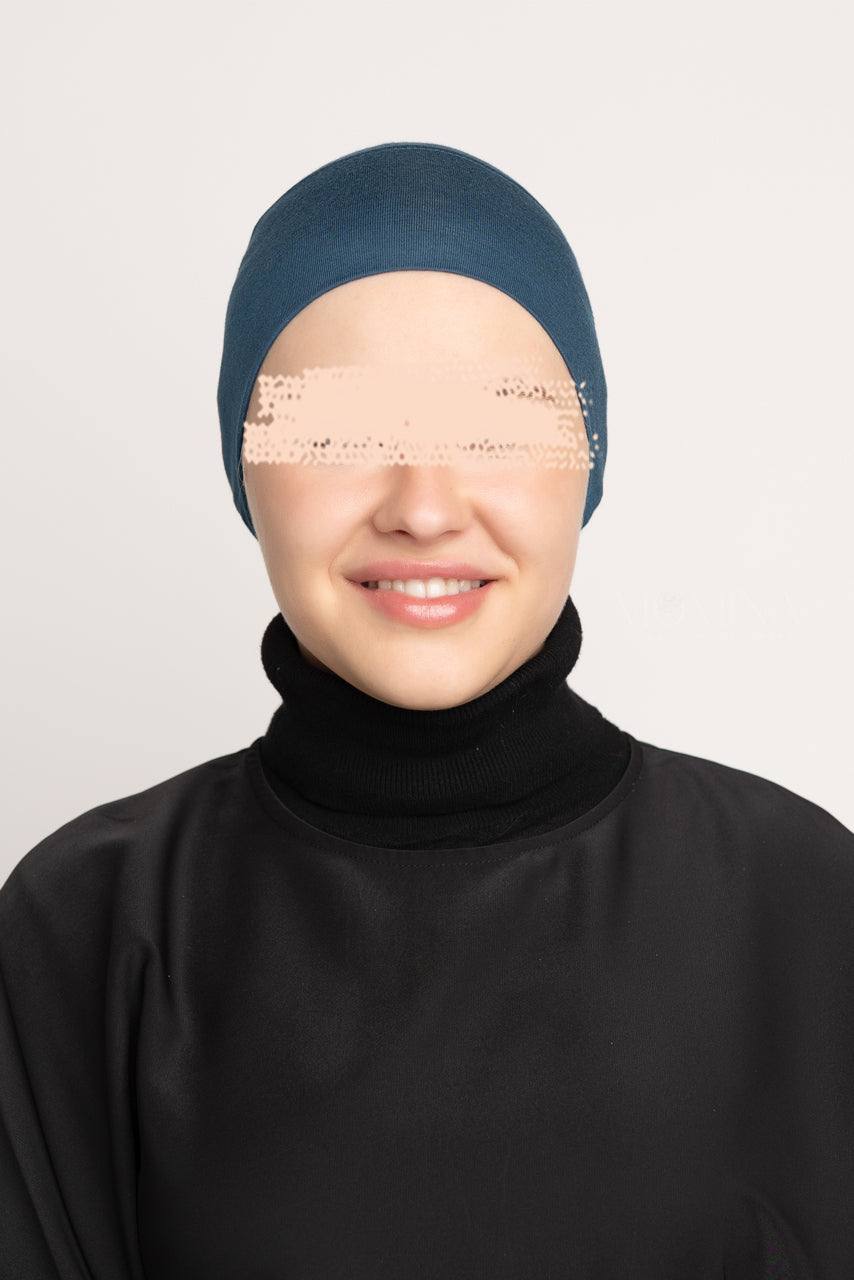 Premium Hijab Undercap - Peacock - Momina Hijabs & Modestwear