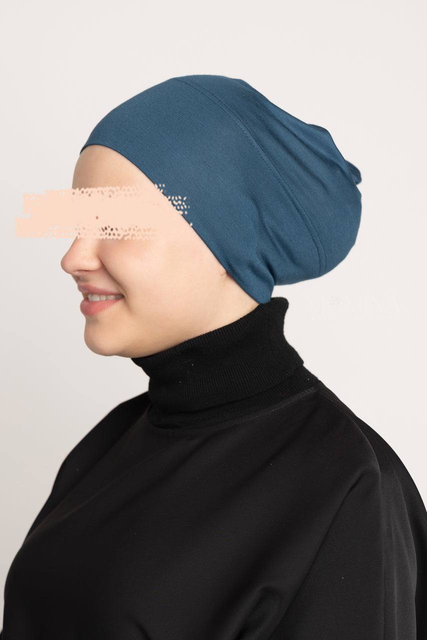 Premium Hijab Undercap - Peacock - Momina Hijabs & Modestwear