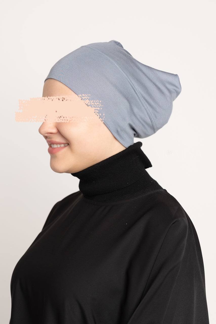 Premium Hijab Undercap - Sky Blue - Momina Hijabs & Modestwear