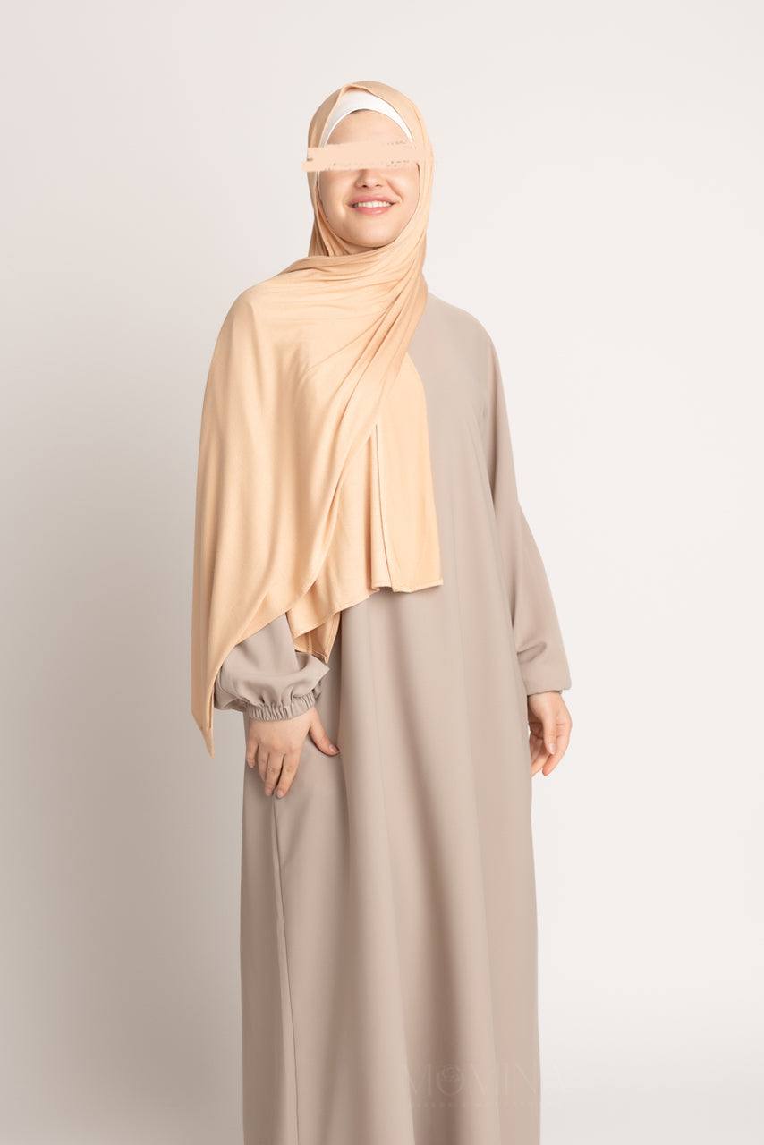 Premium Jersey Hijab - Camel - Momina Hijabs & Modestwear