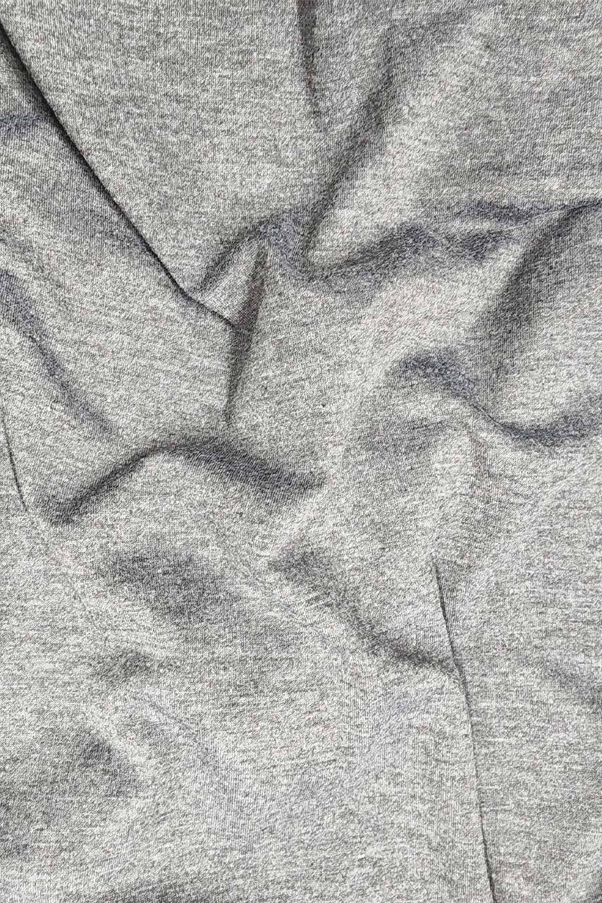 Fabric closeup of light marble gray jersey hijab by Momina Hijabs