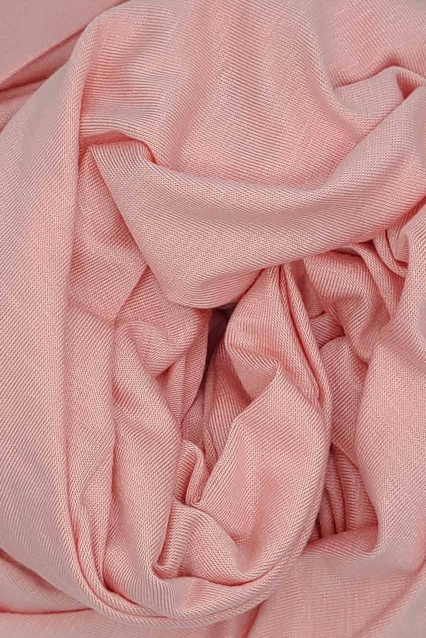Crinkle Chiffon Hijab - Rose Quartz - Pink color - Fabric closeup