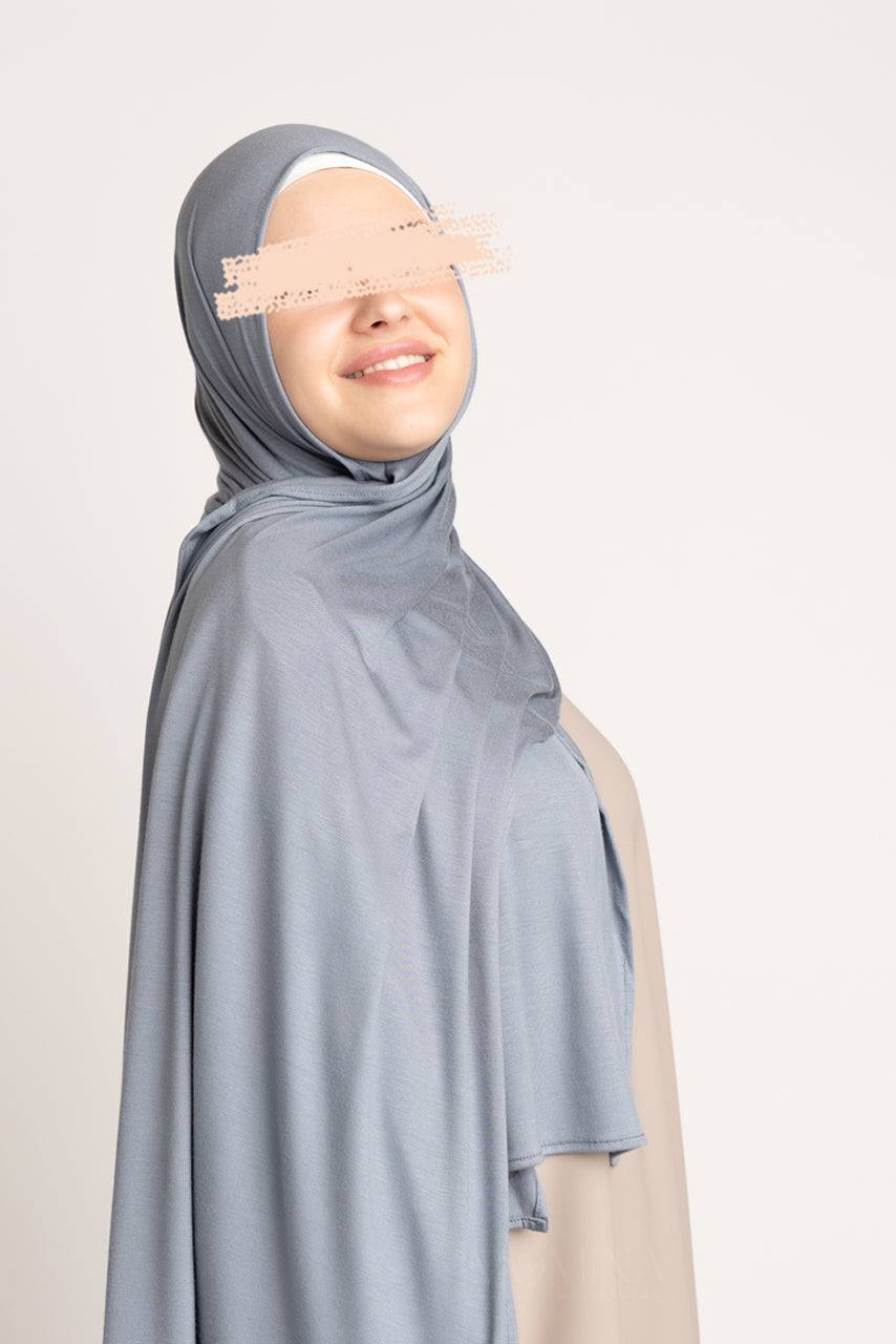 Premium Jersey Hijab - Sky Blue - Momina Hijabs & Modestwear