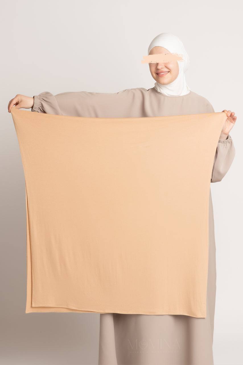 Premium Maxi Jersey Hijab - Camel - Momina Hijabs & Modestwear