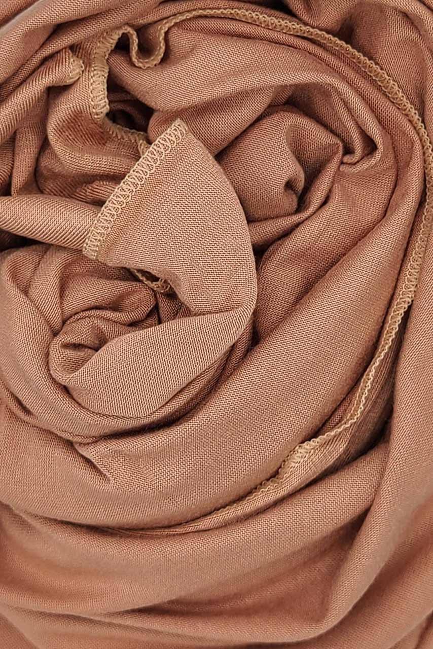 Premium Maxi Jersey Hijab - Toffee - Neutral color - Fabric