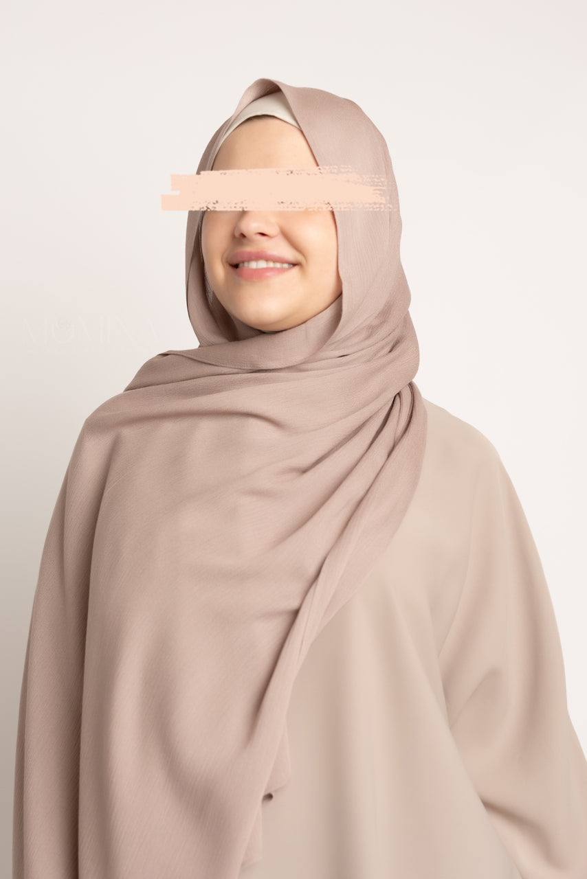 Premium Rayon Hijab - Light Mocha - Momina Hijabs & Modestwear