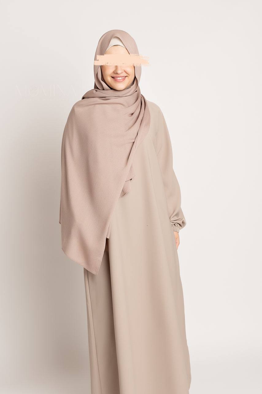 Premium Rayon Hijab - Light Mocha - Momina Hijabs & Modestwear