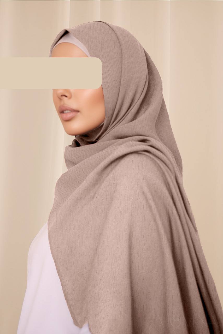 Premium Rayon Hijab - Light Mocha - Momina Hijabs & Modestwear™