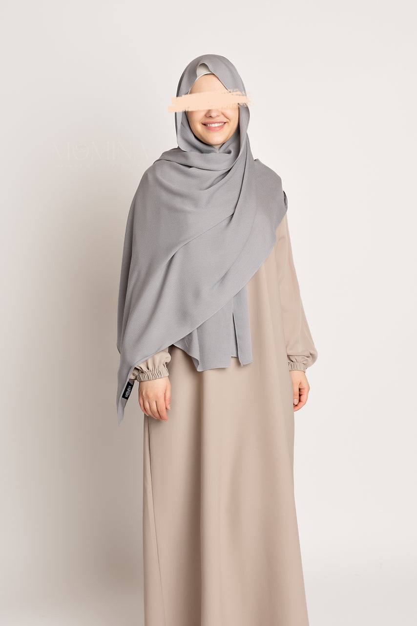 Premium Rayon Hijab - Quicksilver - Momina Hijabs & Modestwear