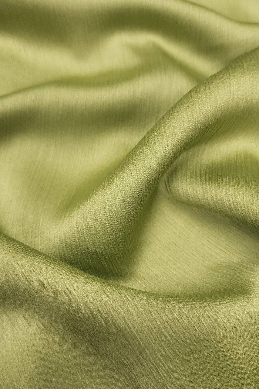 Silk Satin Crinkle Hijab - Peridot - Momina Hijabs