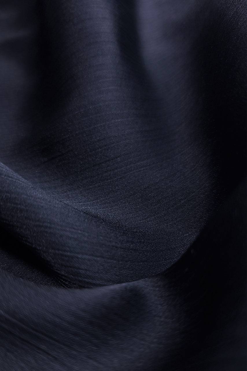Silk Satin Crinkle Hijab - Royal Blue - Momina Modestwear